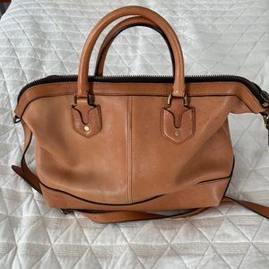 Madewell Berliner Satchel English Saddle